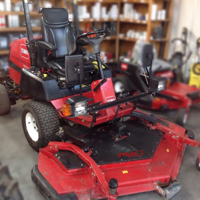 Occasion Espace Vert Tondeuse Roughs TORO GroudMaster 3280D Homologuée route Occasion Espace Vert Tondeuse Roughs TORO GroudMaster 3280D Homologuée route